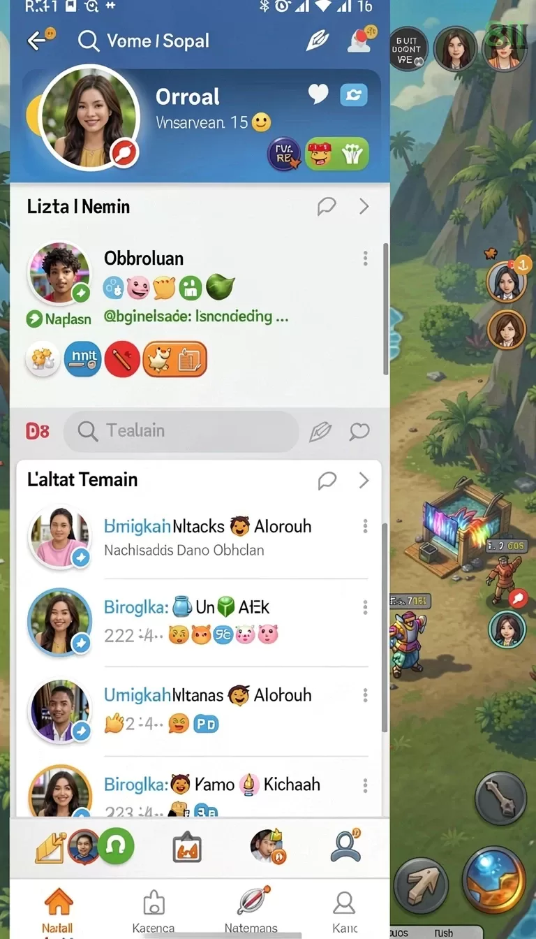 Cuplikan layar RAJACLUB — aktivitas