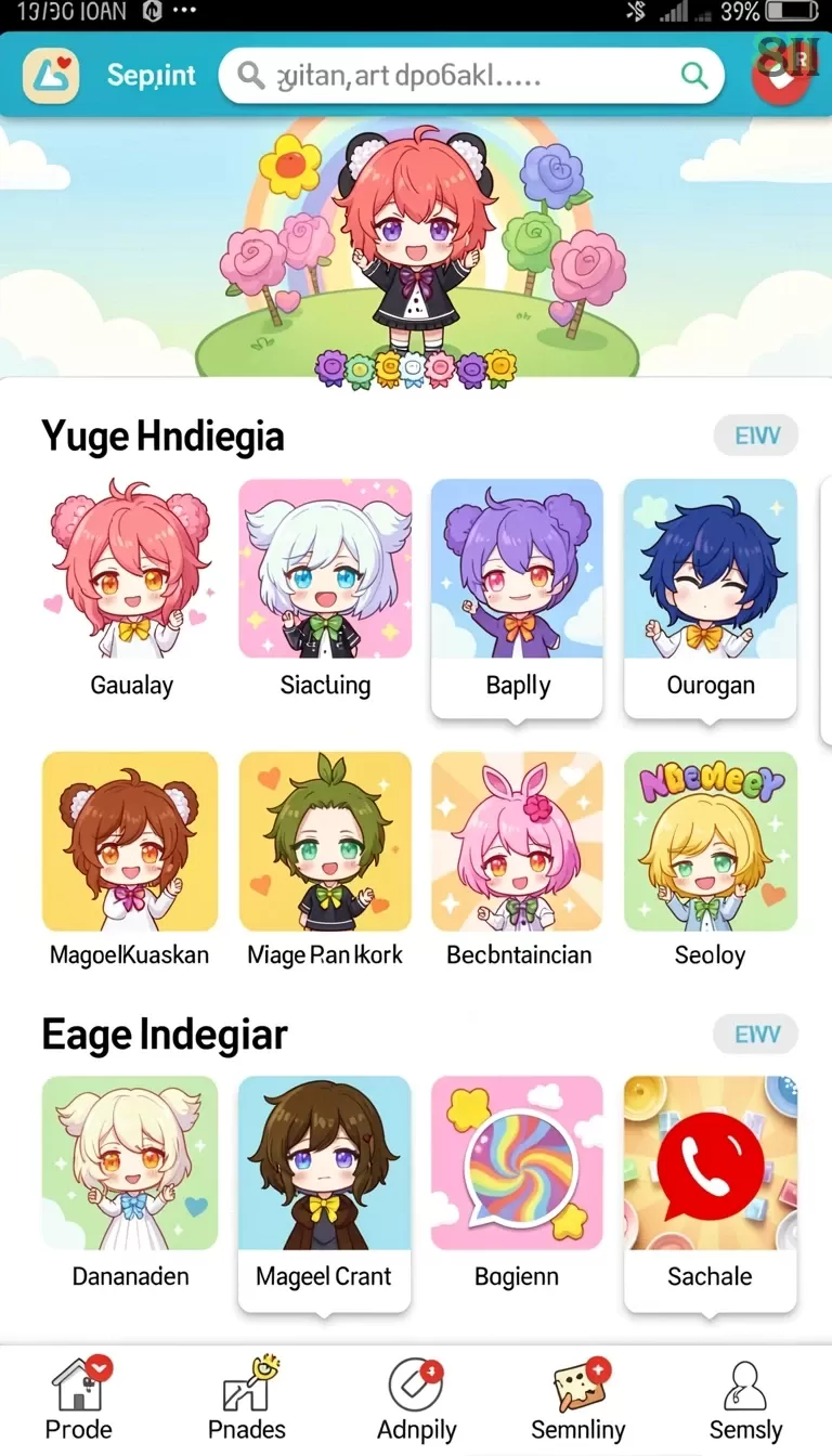 Cuplikan layar 98SPIN — menu navigasi