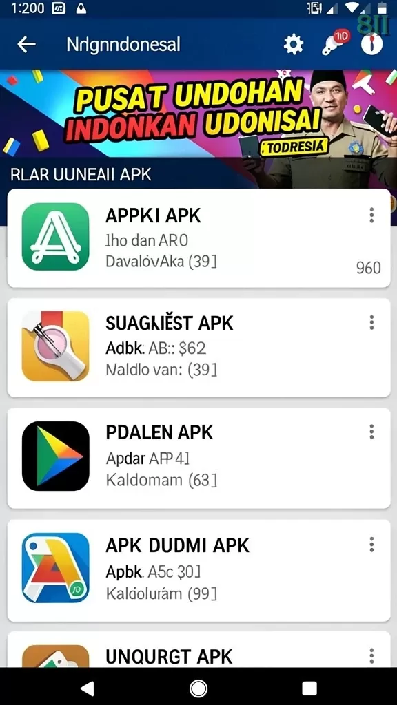 Cuplikan layar ZZ4D — halaman utama