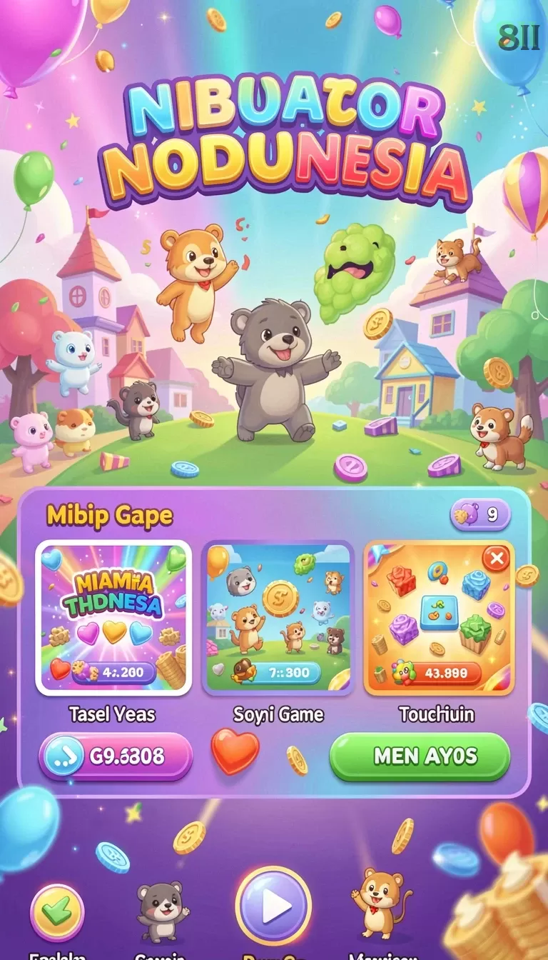 Cuplikan layar SEKARANG — menu navigasi