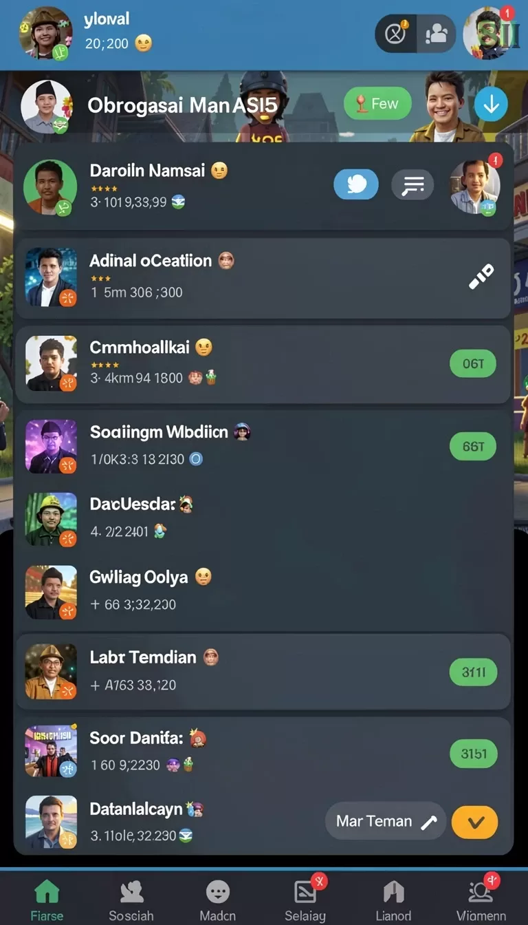 Cuplikan layar BATAK5D — halaman utama